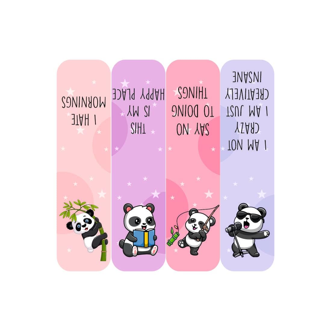 3D Panda Magnetic Bookmark.