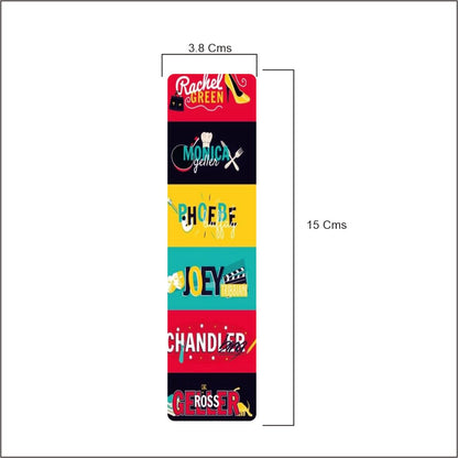 3D Friends Magnetic Bookmark.