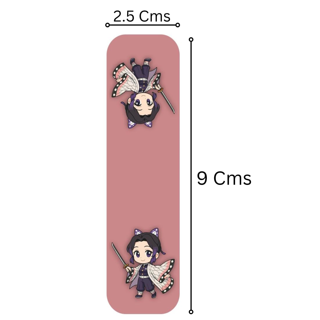 demon slayer magnetic bookmark lifestyle use for book lovers and journal users
