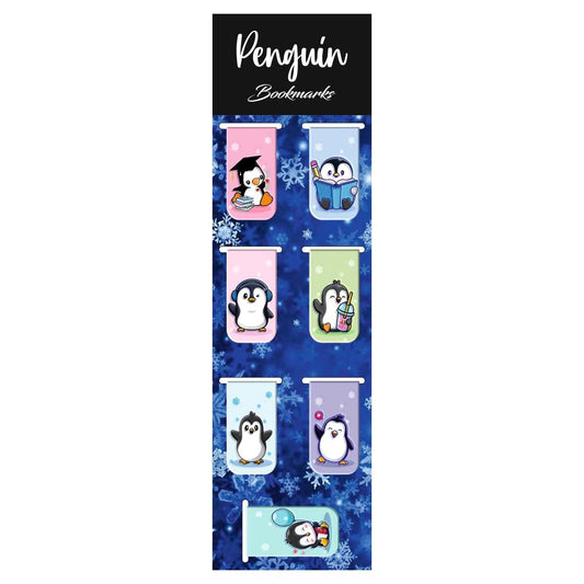 3D Penguin Magnetic Bookmark.