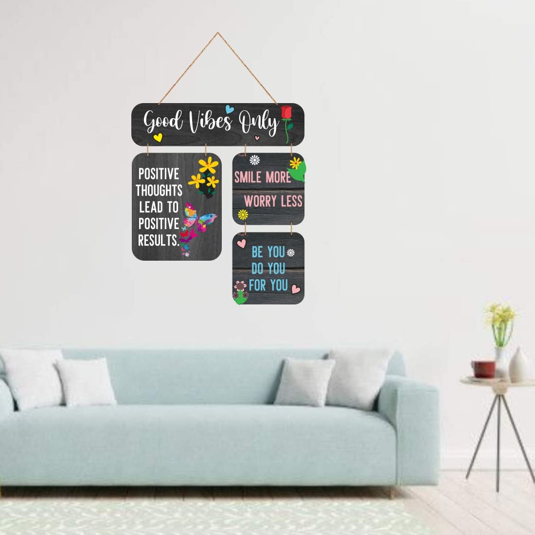 Otidge Good Vibes Only MDF wooden wall hanging - image 4