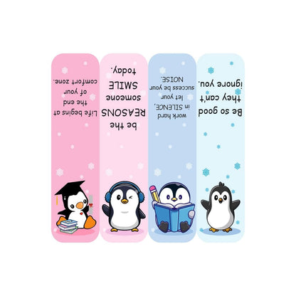 3D Penguin Magnetic Bookmark.