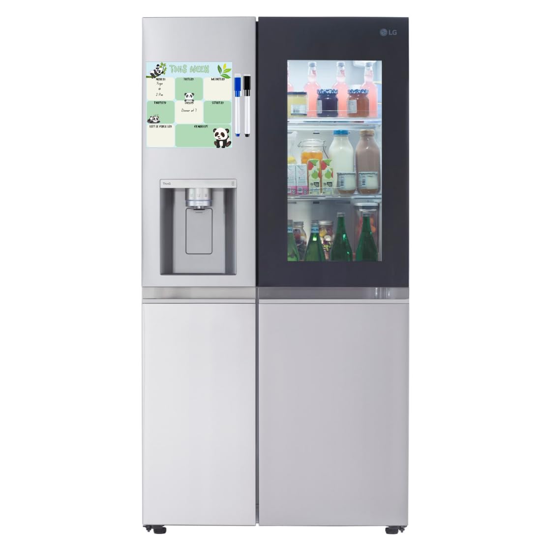 Magnetic Planner for Fridge - Panda.