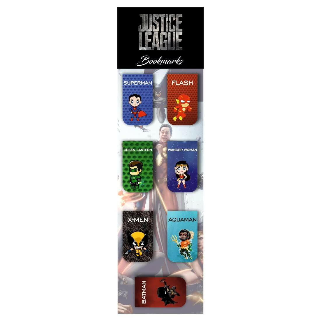 3D Justice League Magnetic Bookmark.