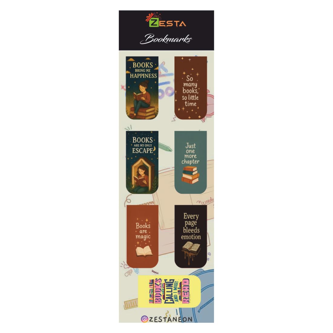 booknerd magnetic bookmark for book lovers and journal users