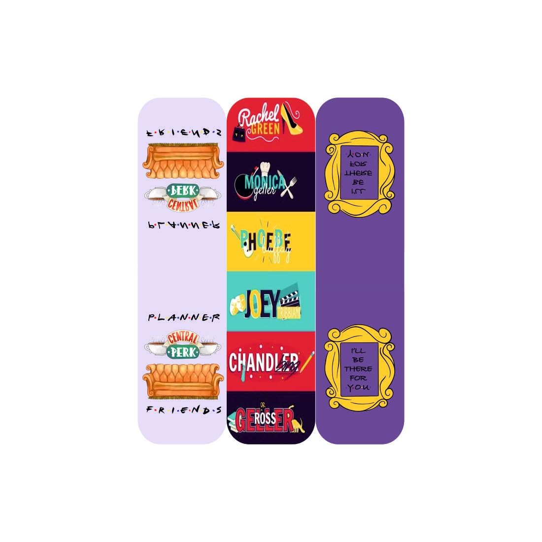 3D Friends Magnetic Bookmark.