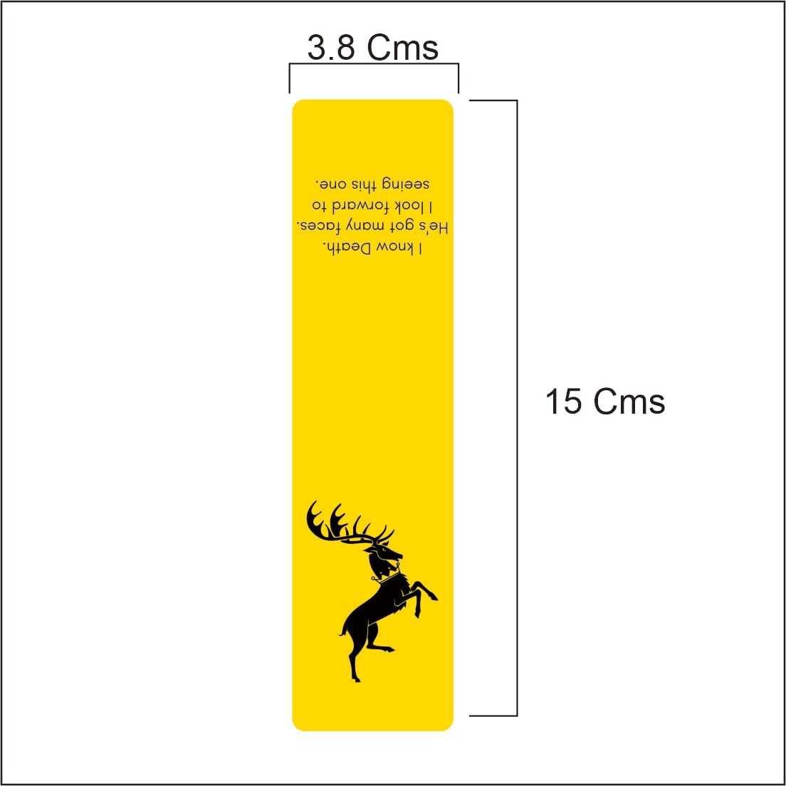3D Game Of Thrones Magnetic Bookmark.