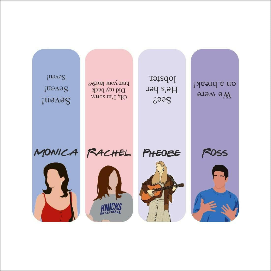 3D Friends Magnetic Bookmark.