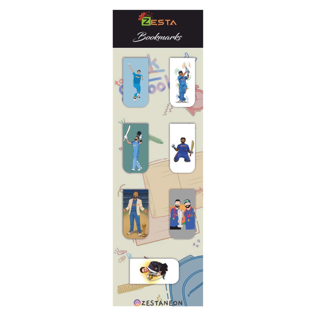 cricket magnetic bookmark for book lovers and journal users