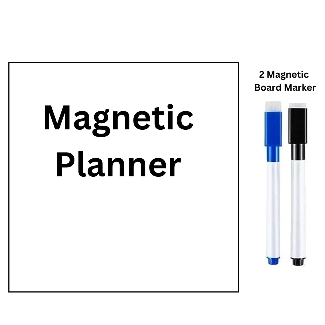 Magnetic Planner for Fridge - Plain.
