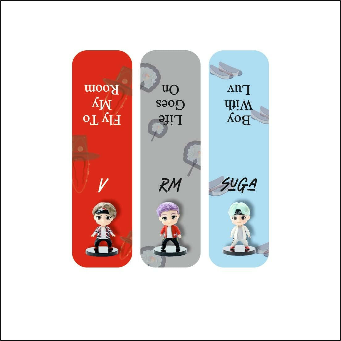3D BTS Magnetic Bookmark.