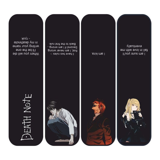 death note magnetic bookmark close up design detail