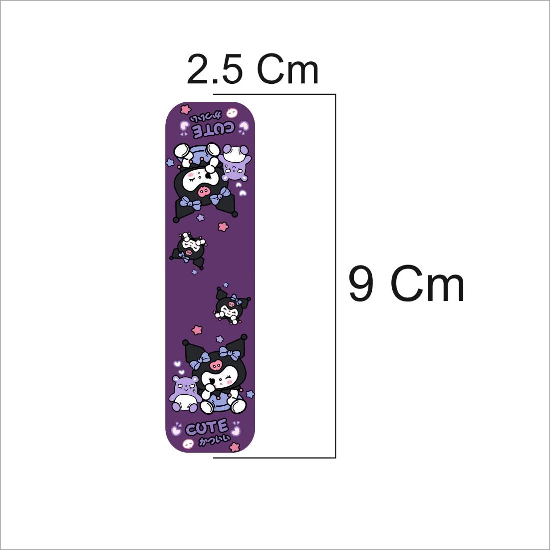 3D Kuromi Magnetic Bookmark.