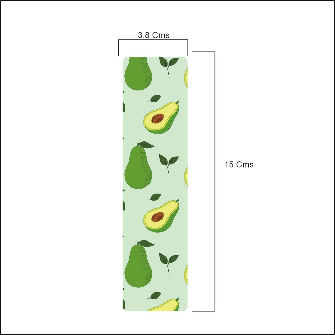 3D Fruits Magnetic Bookmark.