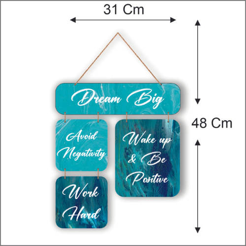 Dream Big MDF Wall Decor.