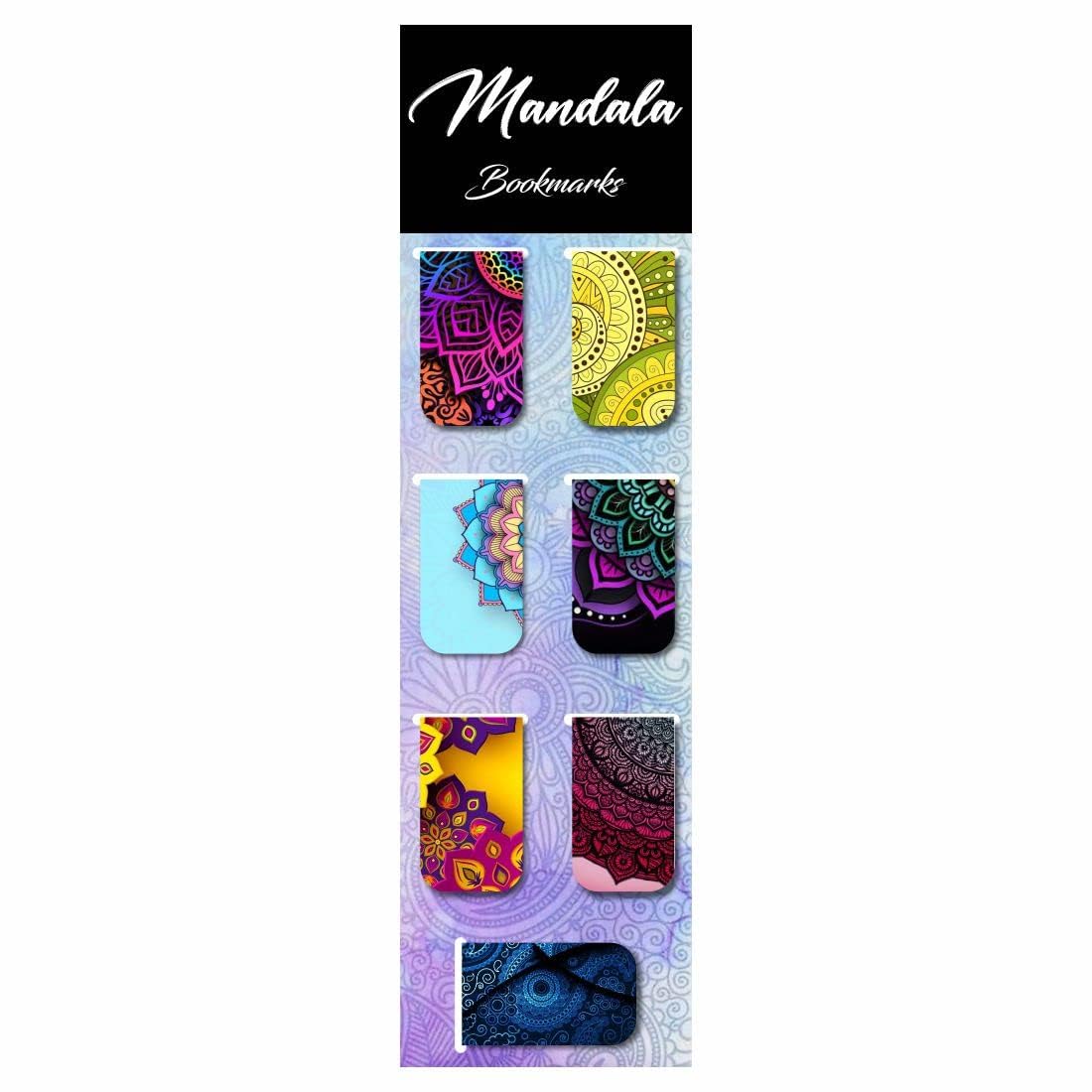 3D Mandala Magnetic Bookmark.