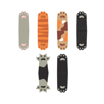 cat magnetic bookmark close up design detail