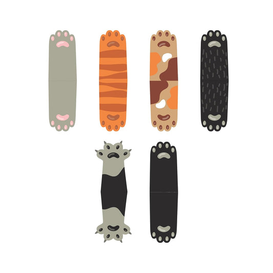 cat magnetic bookmark close up design detail
