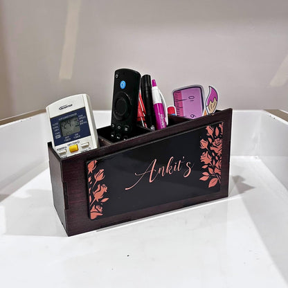 custom wooden pen holder for desk m desk pen holder close up design detail