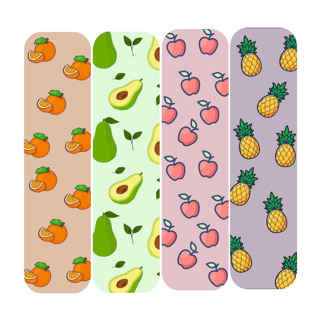 3D Fruits Magnetic Bookmark.