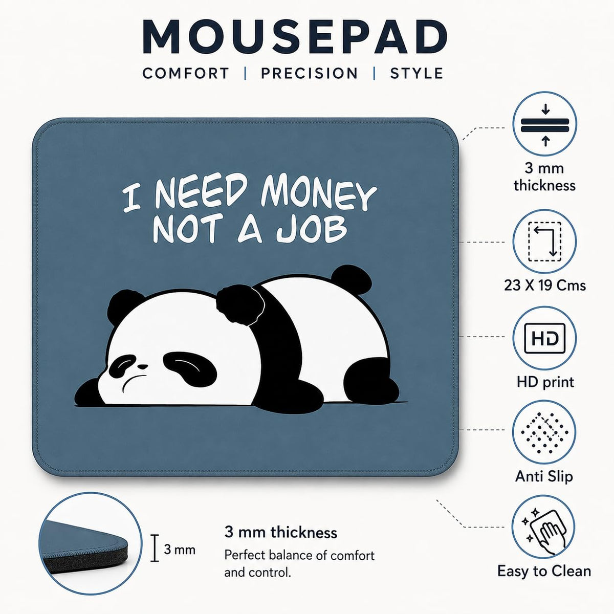Zesta I Need Money mouse pad - image 4