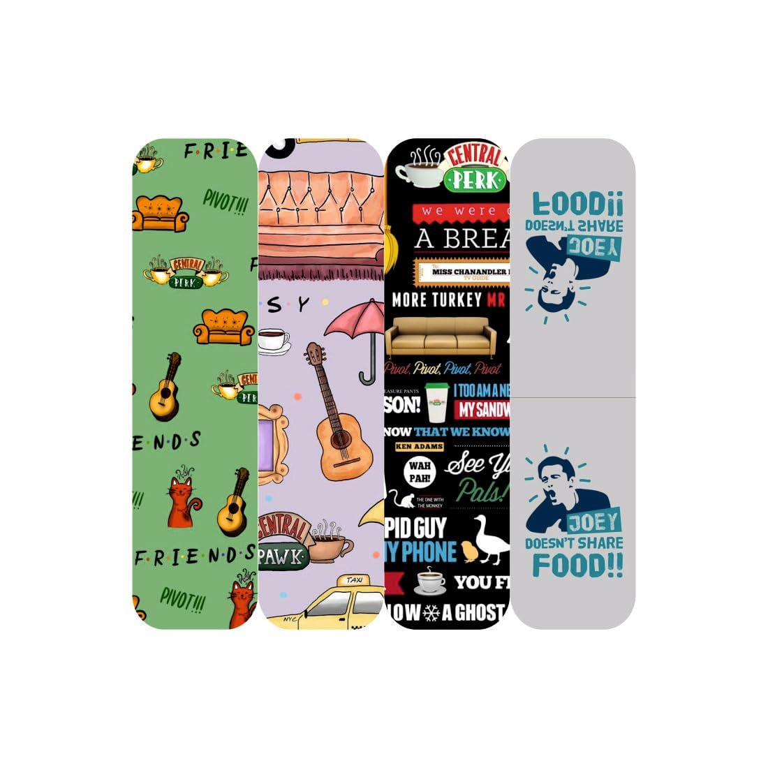 3D Friends Magnetic Bookmark.