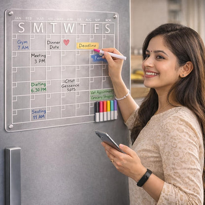 acrylic magnetic acrylic magnetic planner lifestyle use for fridge and office planning