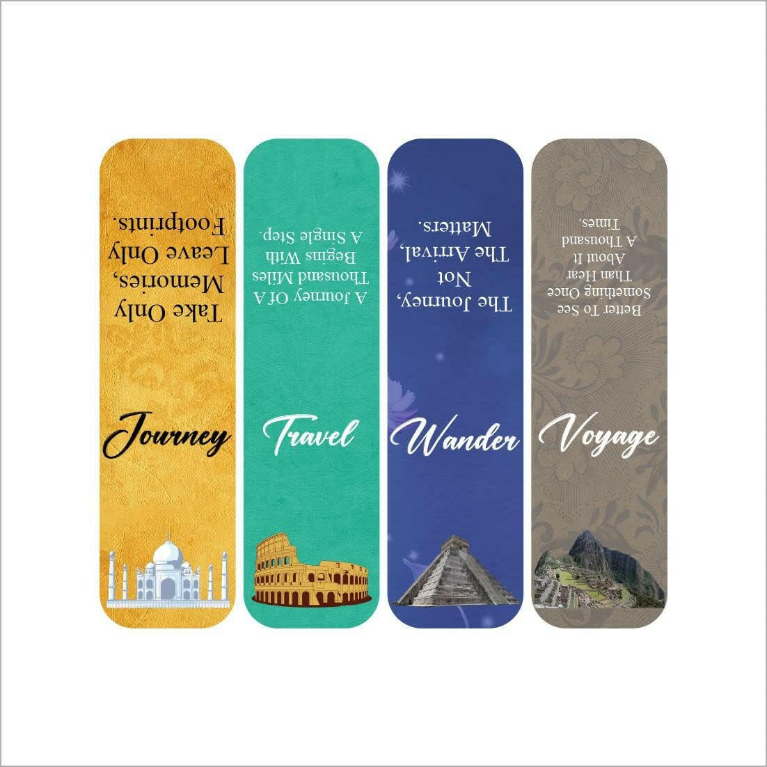 3D Wanderlust Magnetic Bookmark.