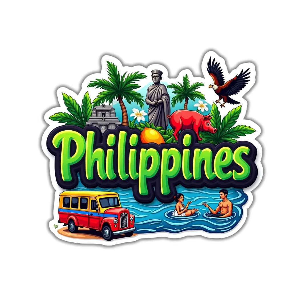 Zesta Philippines wooden fridge magnet - image 2