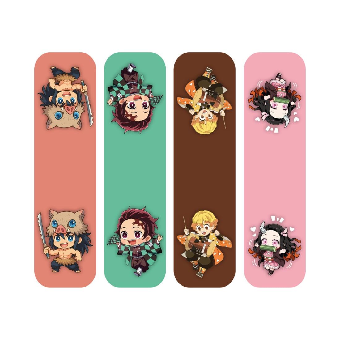 demon slayer magnetic bookmark close up design detail