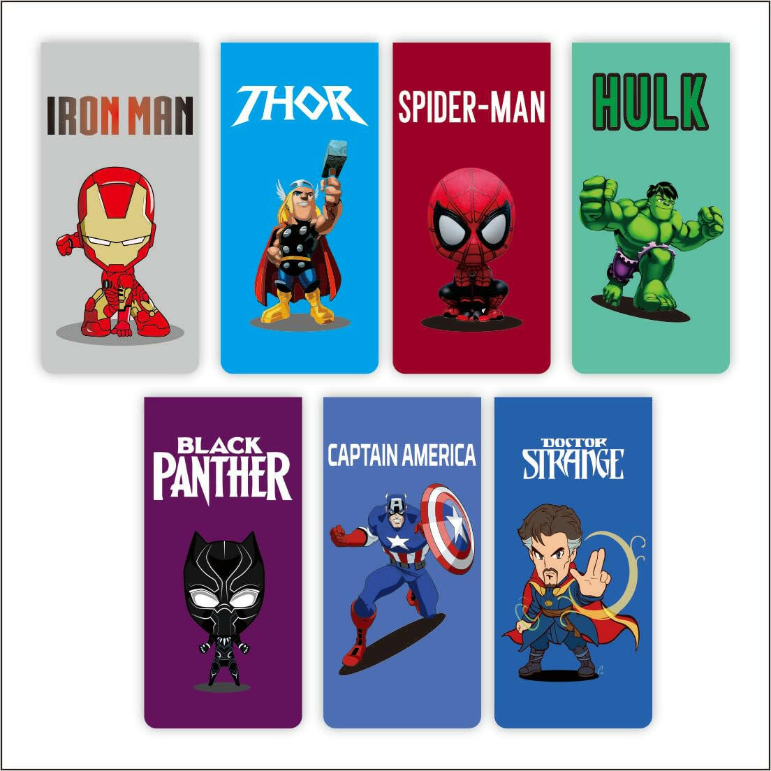 3D Avengers Magnetic Bookmark.
