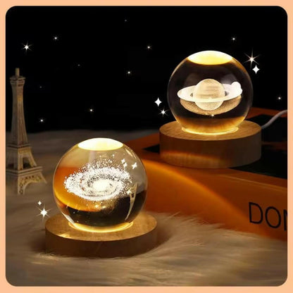 3D Crystal Ball Lamp.