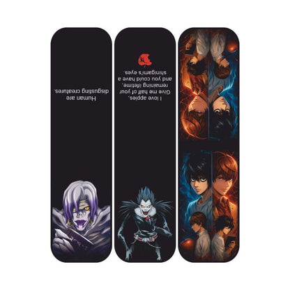 death note magnetic bookmark feature and material detail
