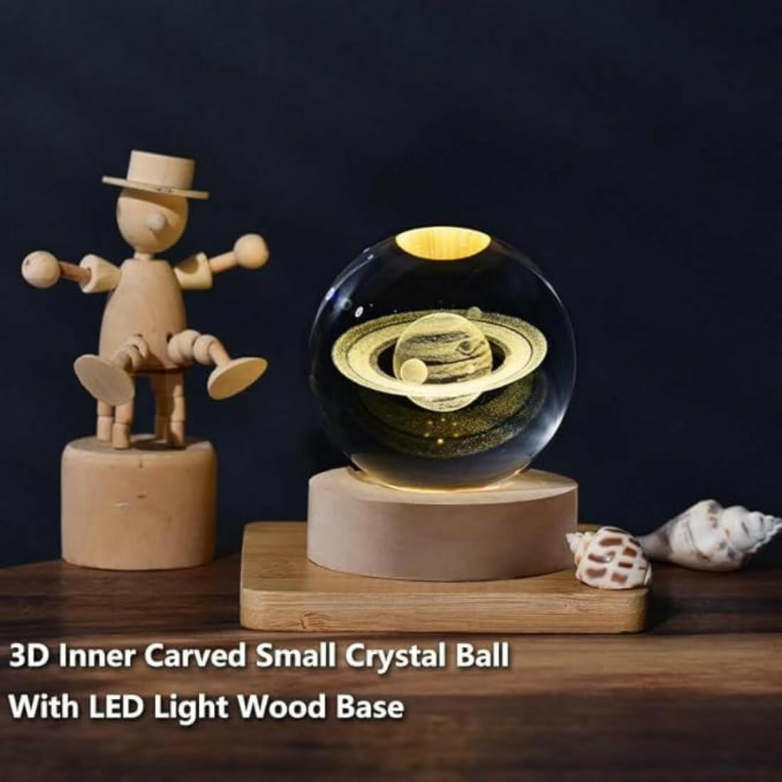 3D Crystal Ball Lamp.