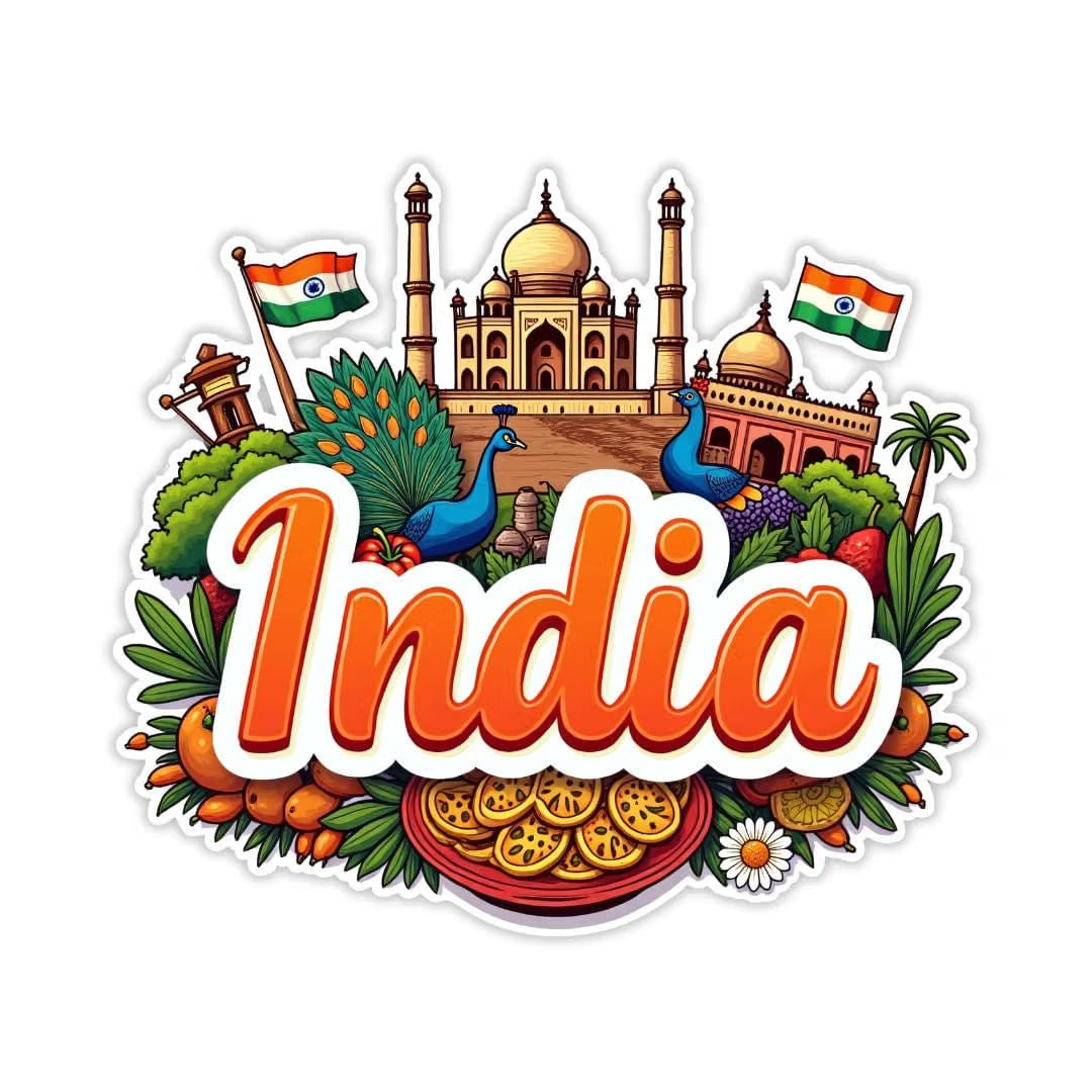 Zesta Bharat wooden fridge magnet - image 1