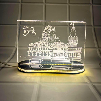 Zesta Ayodhya Ram Mandir 3D Acrylic Model with Light – image 6