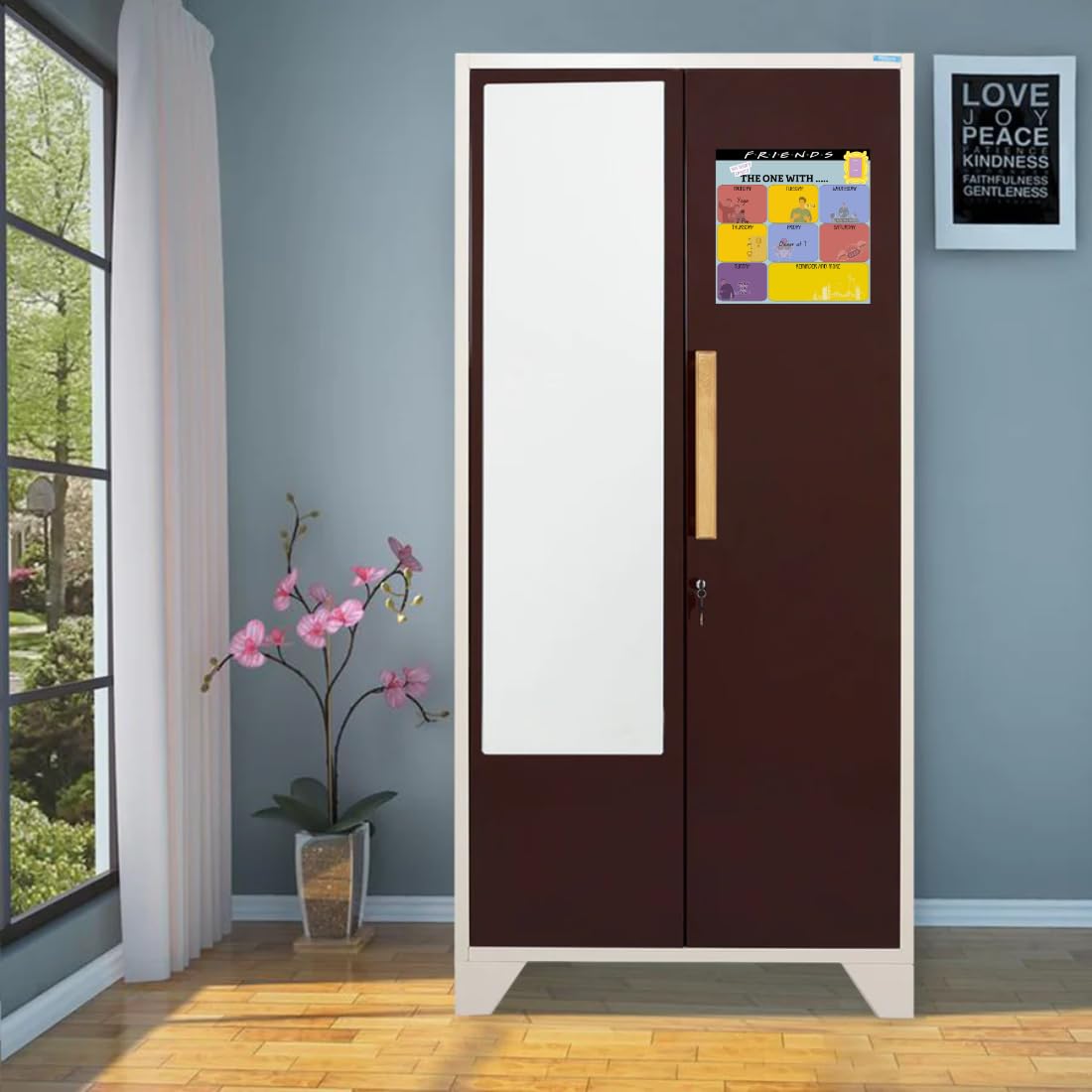 Magnetic Planner for Fridge - Friends.