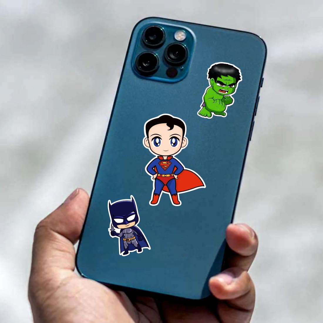 Super Hero Vinyl Waterproof Sticker (pack of 50).