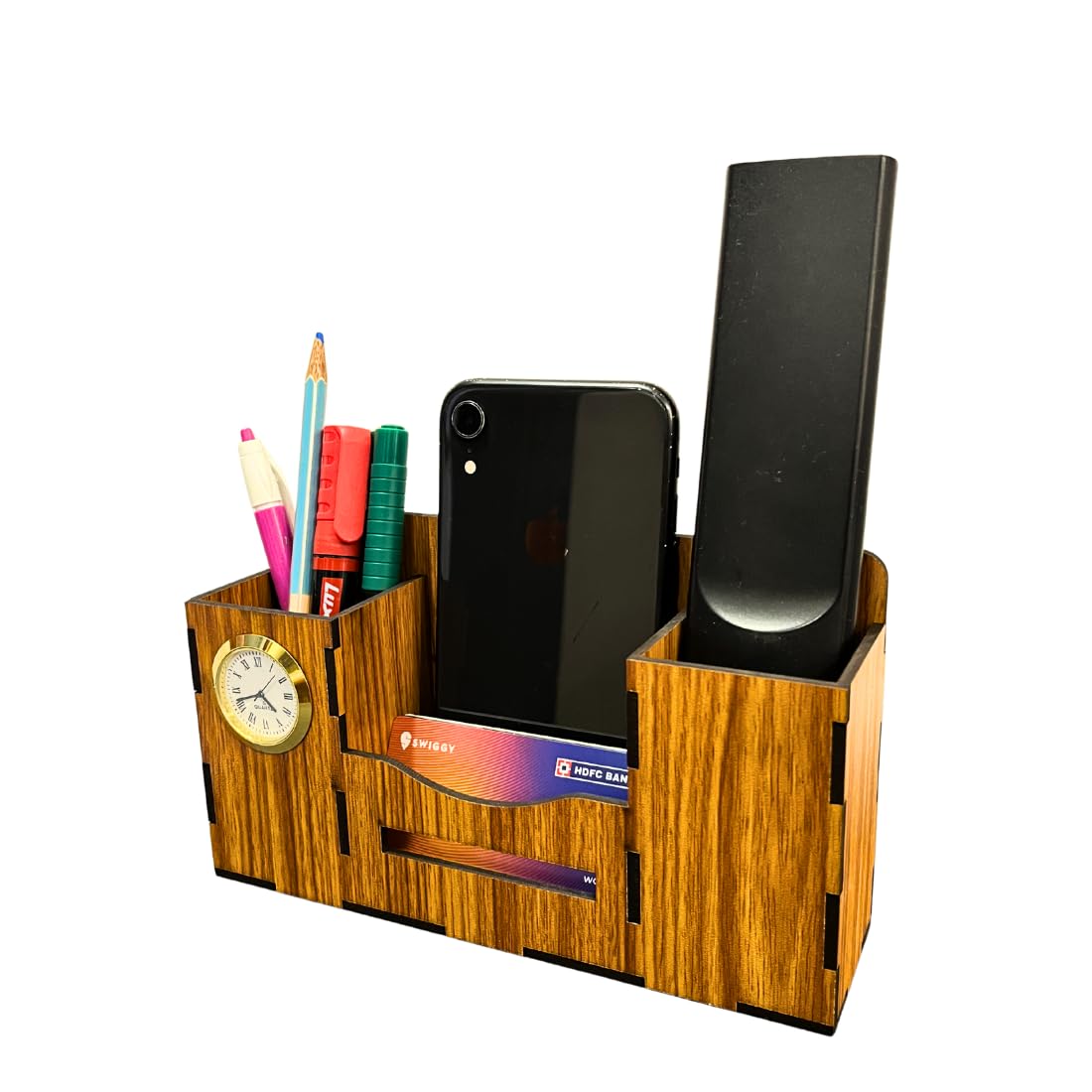 multi wooden pen holder for desk mu desk pen holder feature and material detail