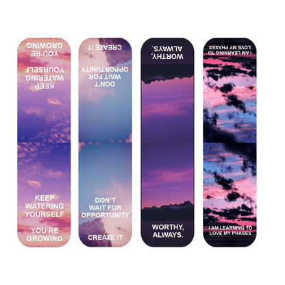 sky magnetic bookmark close up design detail