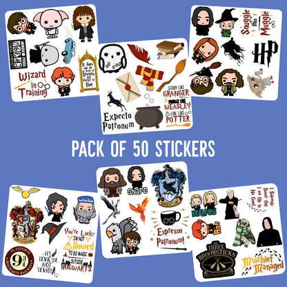 Harry Potter Vinyl Waterproof Sticker (pack of 50).