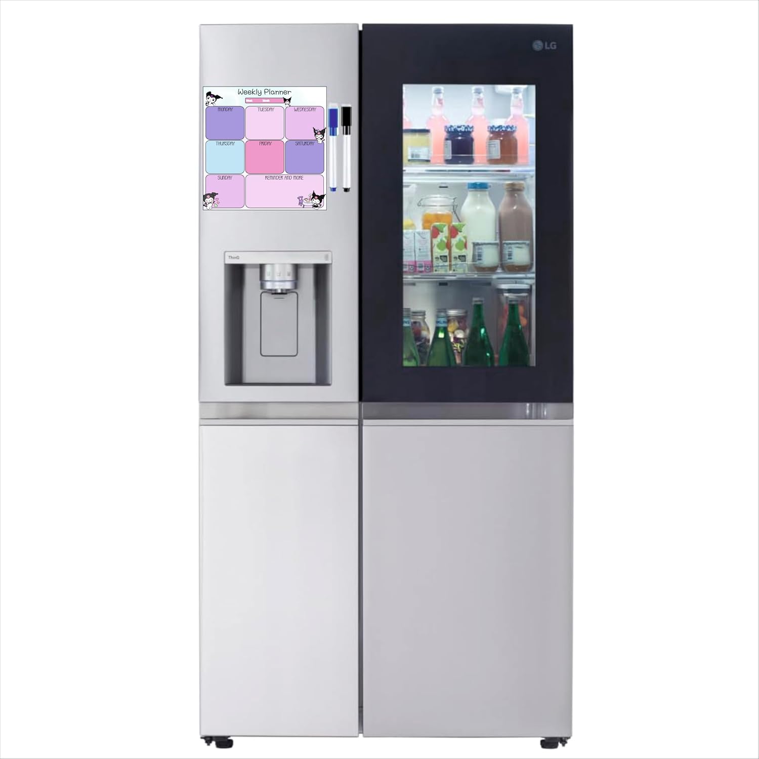 Magnetic Planner for Fridge - Kuromi.