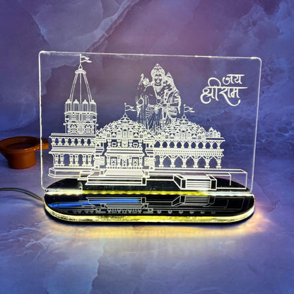 Zesta Ayodhya Ram Mandir 3D Acrylic Model with Light – image 7