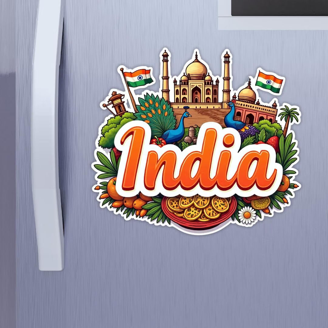 Zesta Bharat wooden fridge magnet - image 3