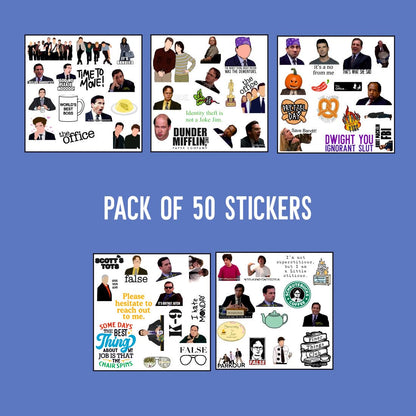Office Vinyl Waterproof Sticker (pack of 50).