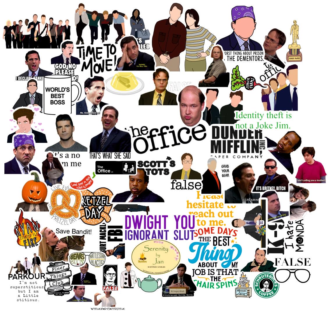Office Vinyl Waterproof Sticker (pack of 50).