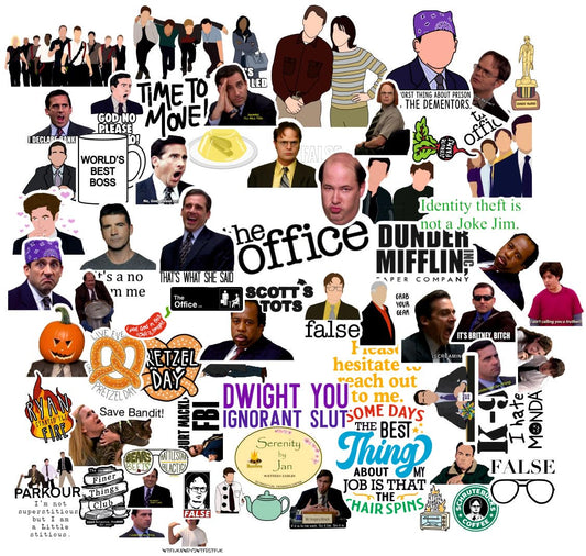 Office Vinyl Waterproof Sticker (pack of 50).