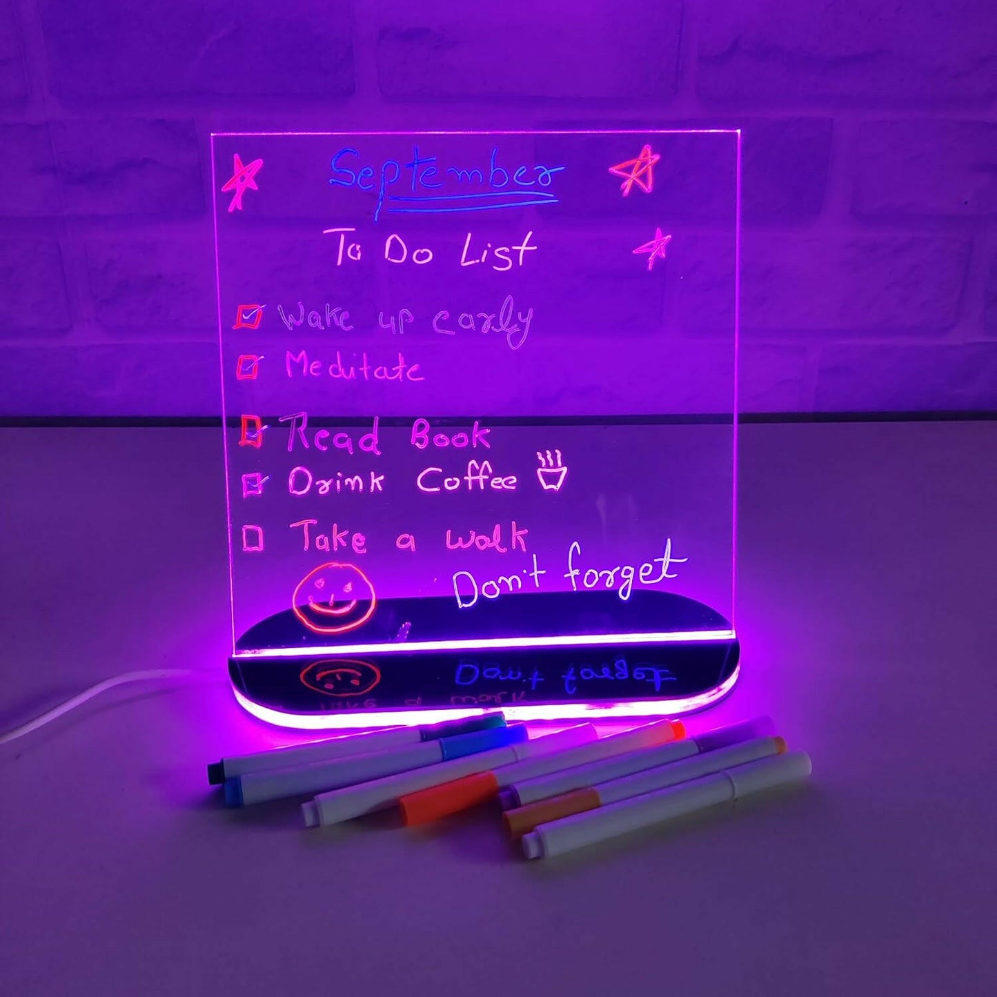 Acrylic Rewritable Message Board