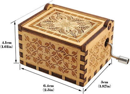 god father hand crank music box lifestyle use for birthday and gifting