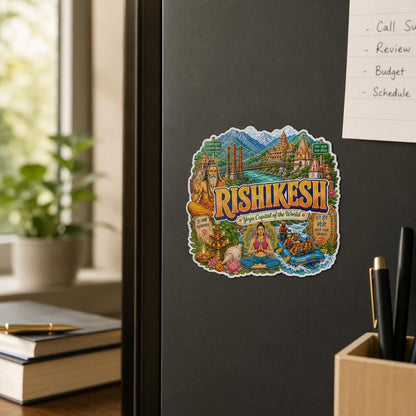 Zesta Rishikesh wooden fridge magnet - image 3